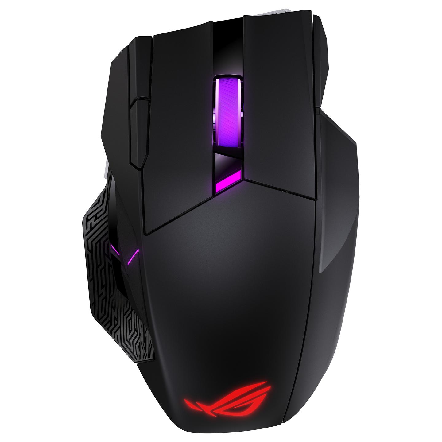 Maus Gaming  ASUS ROG SPATHA X 65K, 65.000 DPI, 12 Butona, Wireless, Bluetooth, USB-C – Zezë - 7