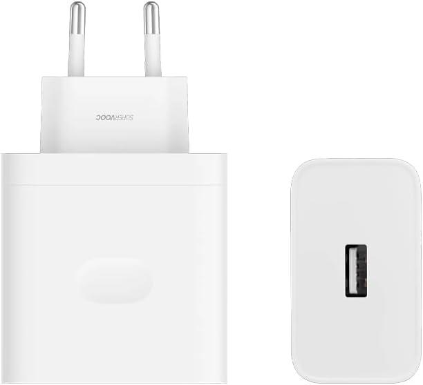 Karikues OPPO SUPERVOOC 2.0, 80W, USB-A - Bardhë - 2