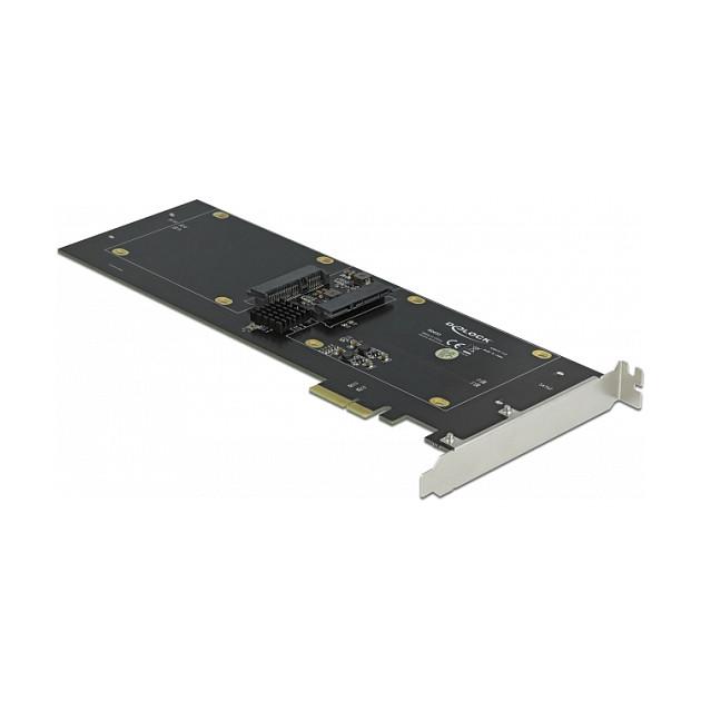Kartë Zgjerimi PCI Express Delock 90433 / PCIe 2.0 x4 / 4x SATA 22-Pin / SATA 6Gbps / RAID 0, 1, 10, JBOD / HyperDuo - Zezë - 2