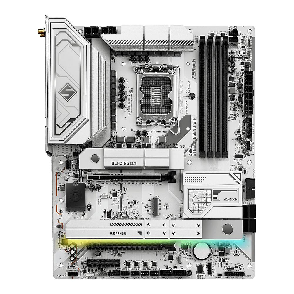 Pllakë Amë MB Intel ASRock Z890 Steel Legend WiFi, LGA1851, Z890, ATX, DDR5, WiFi 7 - 3