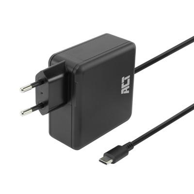 Karikues USB-C për Laptop ACT AC2015, 100W, Power Delivery 3.1, PPS, Kabllo 2m - Zezë