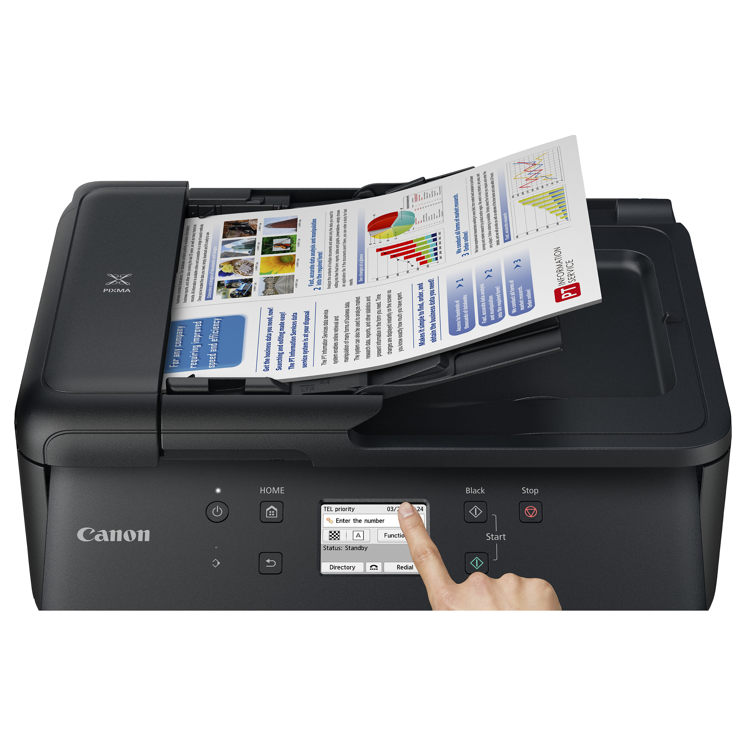 Printer Multifunksional T Canon PIXMA TR7650 WIFI 4in1 / 15ppm- Zezë - 12