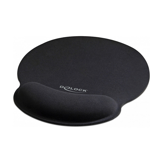Mauspad DELOCK with Wrist Rest Round 252x227x20mm - Zezë - 1