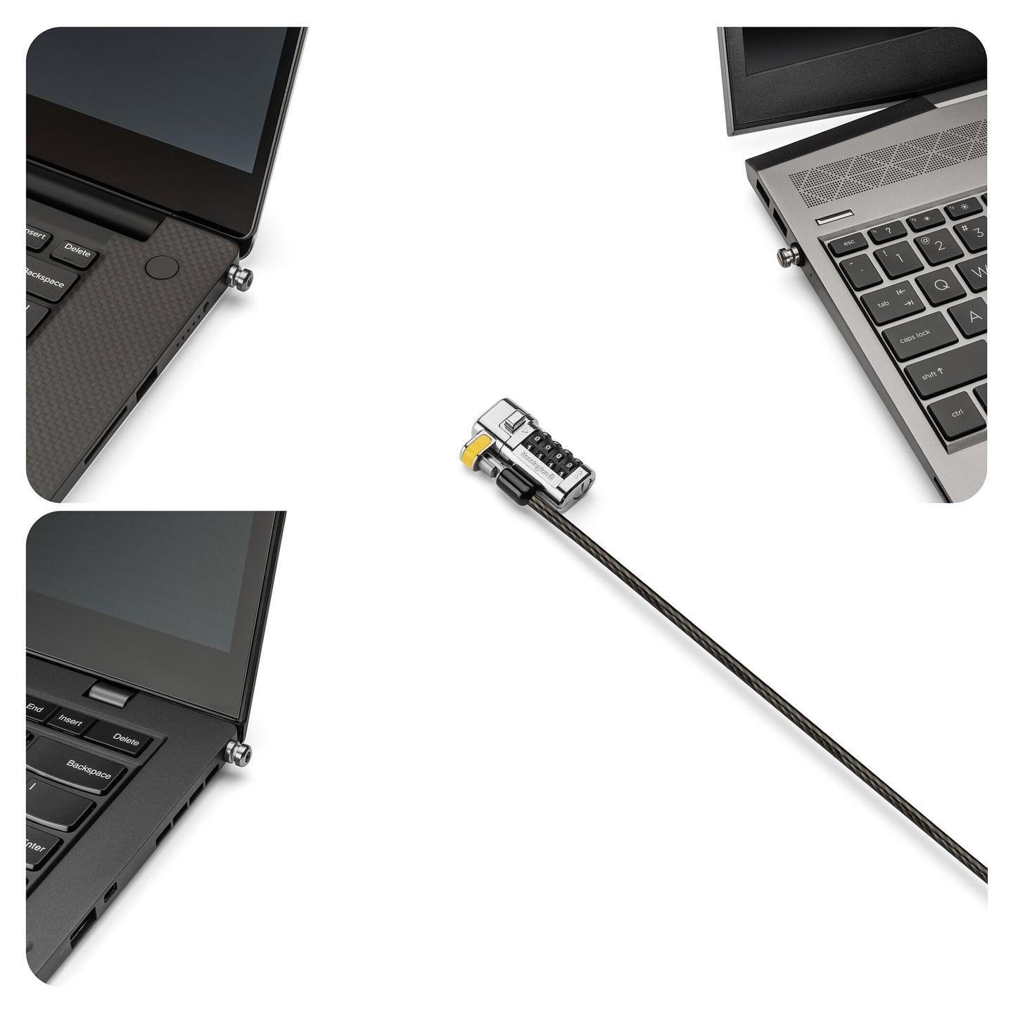 Kabllo Sigurie për Laptop Kensington ClickSafe Universal / 3-in-1 / Combination Lock / 1.8 m - Zezë - 7