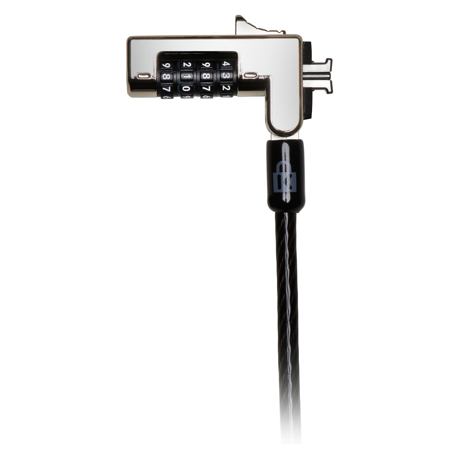 Bravë Sigurie Kensington K60600WW / 1.8m / Kombinim me 4 Shifra / për Laptop - Zezë - 3