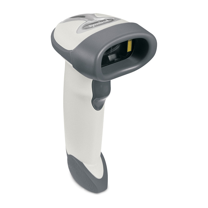 Skaner Barkodesh Zebra LS2208 / 1D / Laser / USB / 100 skanime/s - Bardhë/Gri