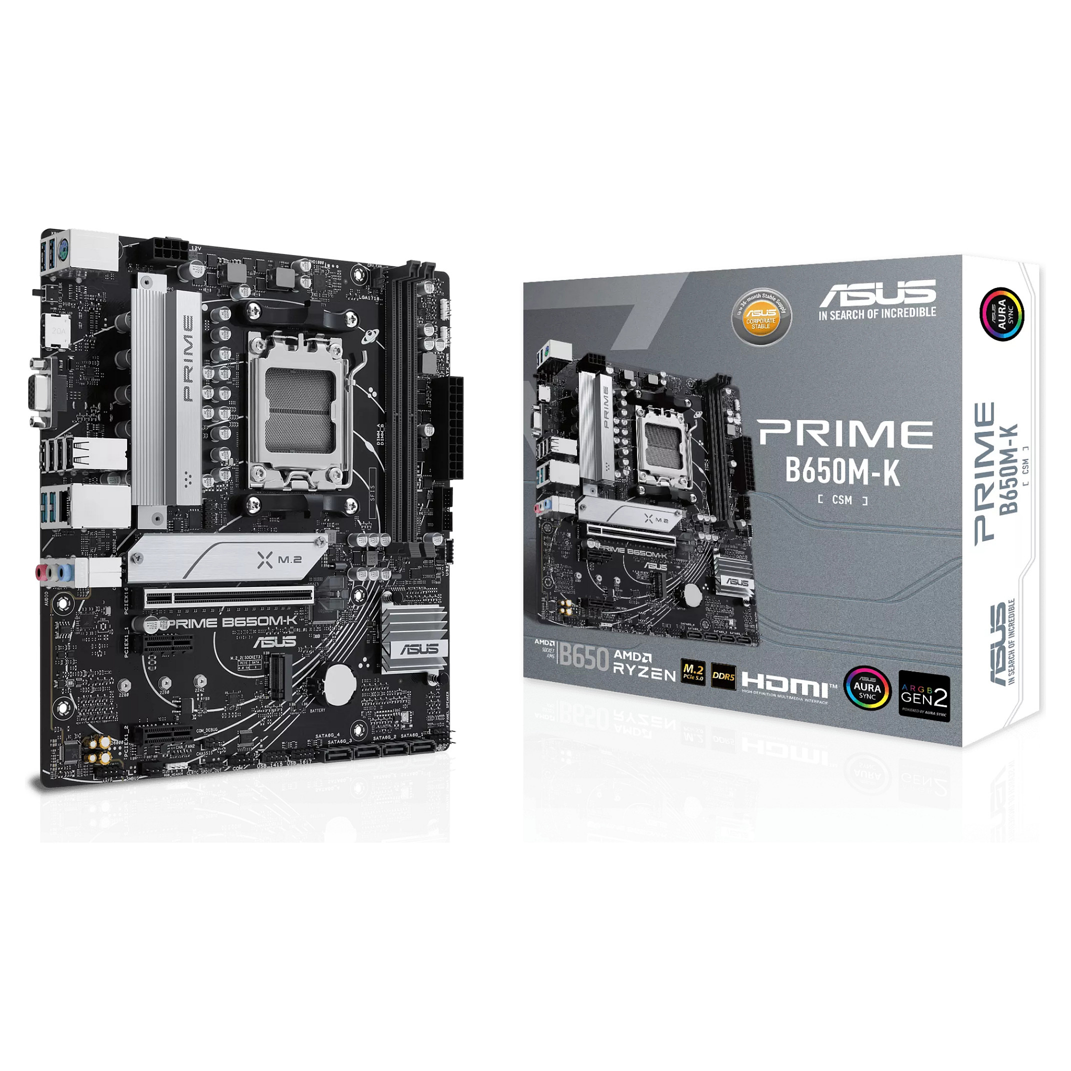 Pllakë Amë MB ASUS PRIME B650M-K - 1