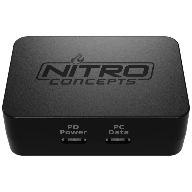 Kontrollues LED Nitro Concepts IMMERSION LED Box / RGB Hub / SimHub / 2x LED Strips / 65 LED për port / NC-SR-AC-007 - Zezë - 2