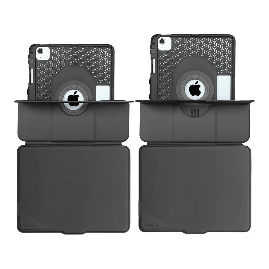 Case për Tablet Targus VersaVu THZ967NO, për iPad 10.9–11", Tastierë Bluetooth 5.0, Trackpad, QWERTY Nordic, 360° - Zezë - 11