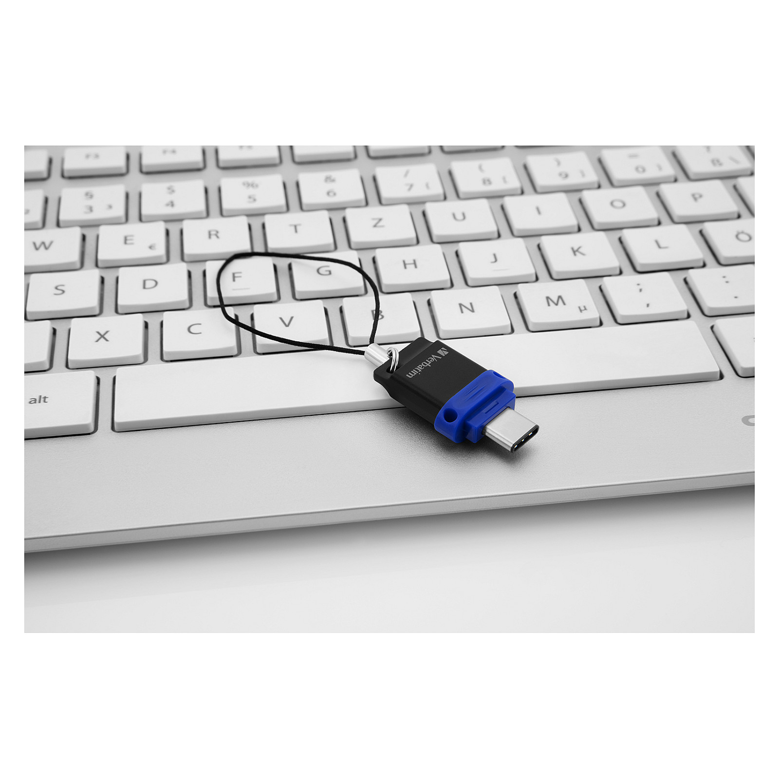 USB Flash Drive STICK 32GB Verbatim 3.0 Store'n Go Dual Drive USB TypC - e zezë - 2