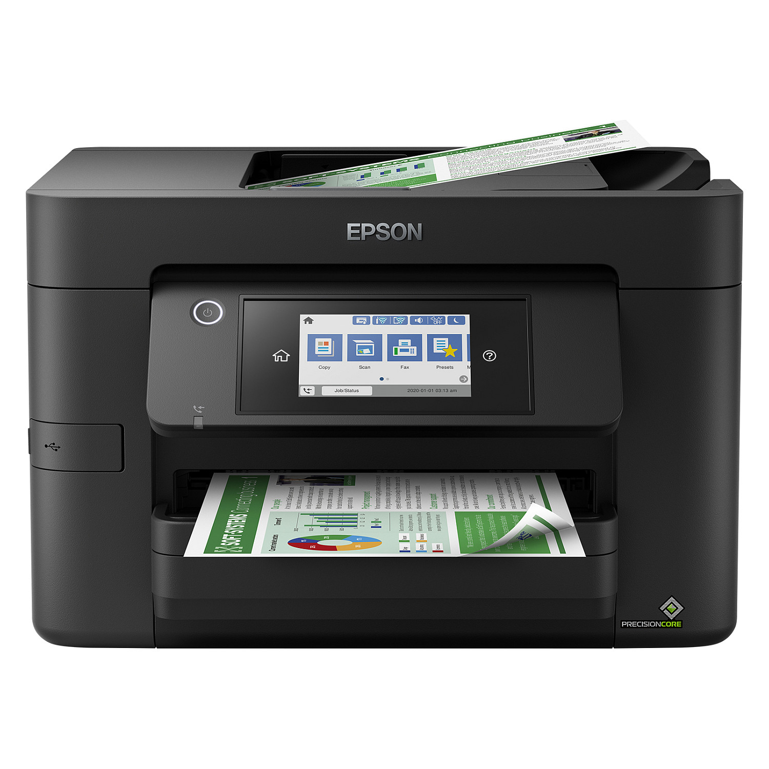 Printer Multifunksional Epson WorkForce Pro WF-4820DWF A4 Color Inkjet - Zezë - 1