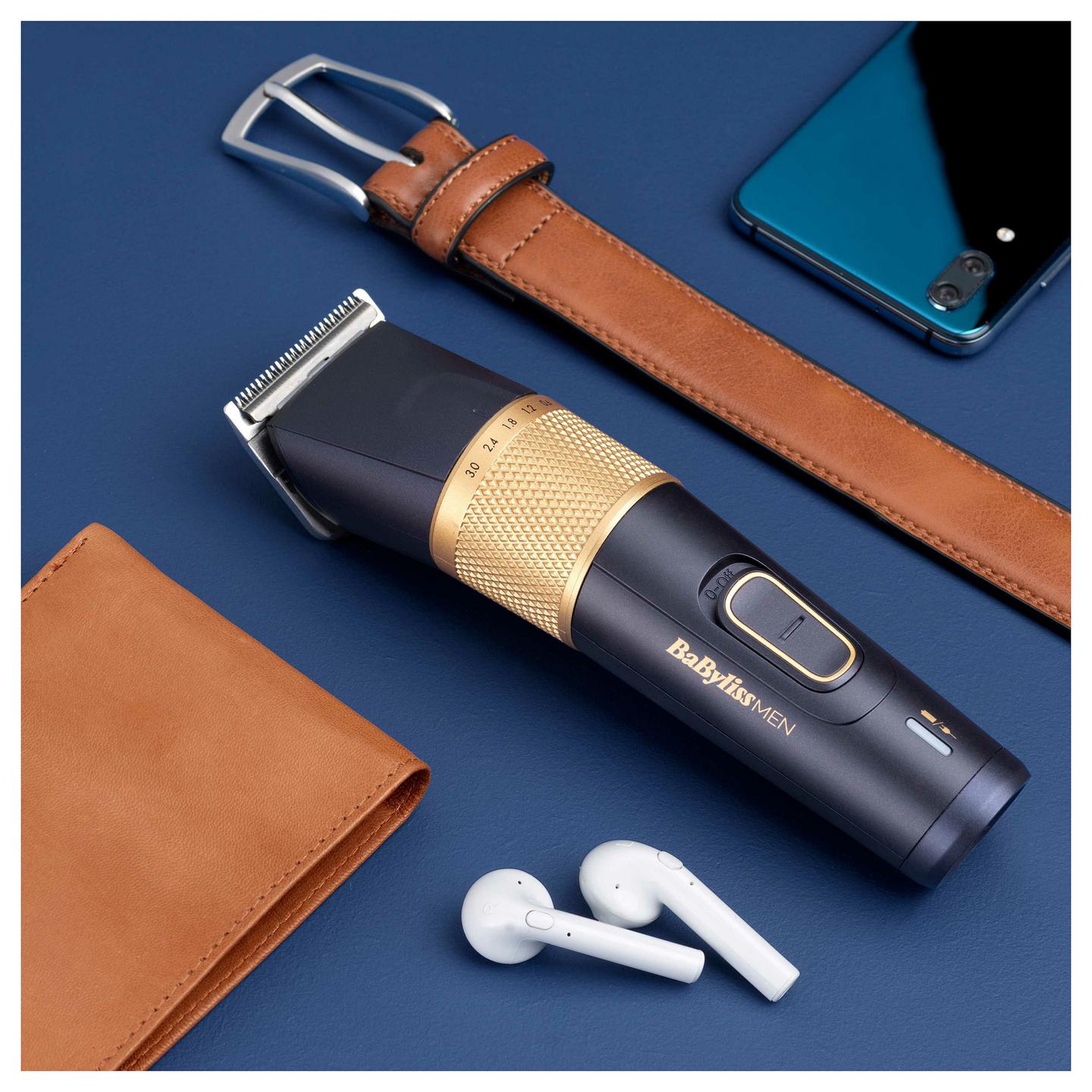 Makinë e rrojës BaByliss E986E Lithium Power / CarboTitanium XL 45 mm / 45 Gjatësi / 0.6–28 mm / 160 Min – Zezë/Gold - 7