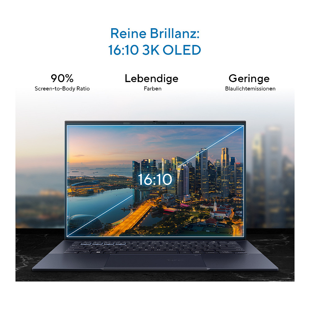Laptop ASUS ExpertBook B9 / Core 7 150U / 16GB LPDDR5 / 512GB / 14" WQXGA+ 120Hz 0.2 ms OLED / Intel Graphics / DE  - Blu - 21