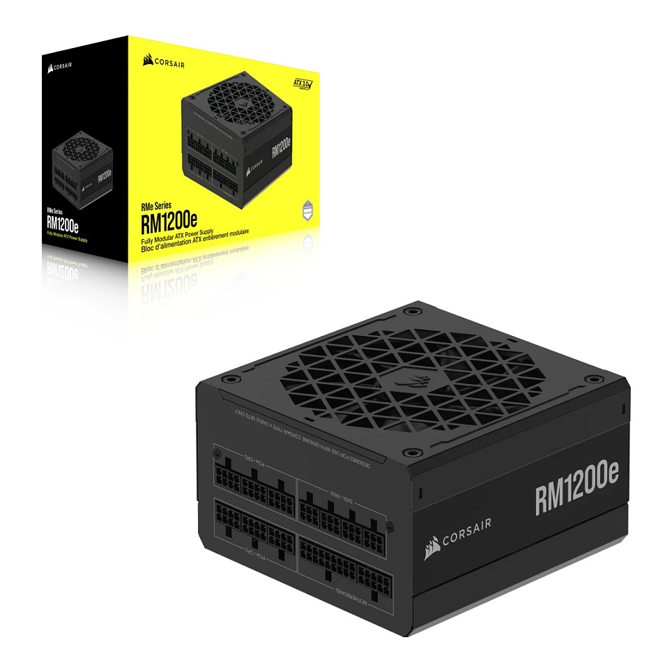 Furnizues Energjie 1200W Corsair RM1200e / 80+ Gold / ATX3.1 / PCie5.1 / 120mm - 2