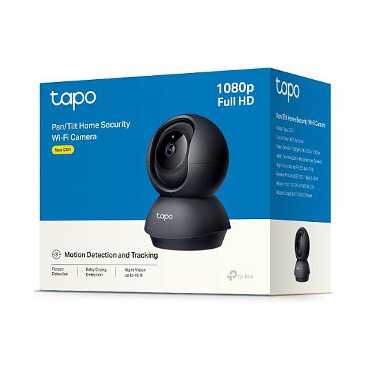 TP-Link Tapo C201 / 1080p Full HD / Pan-Tilt 360° / Night Vision 12m / microSD 512GB / Wi-Fi – E zezë - 2