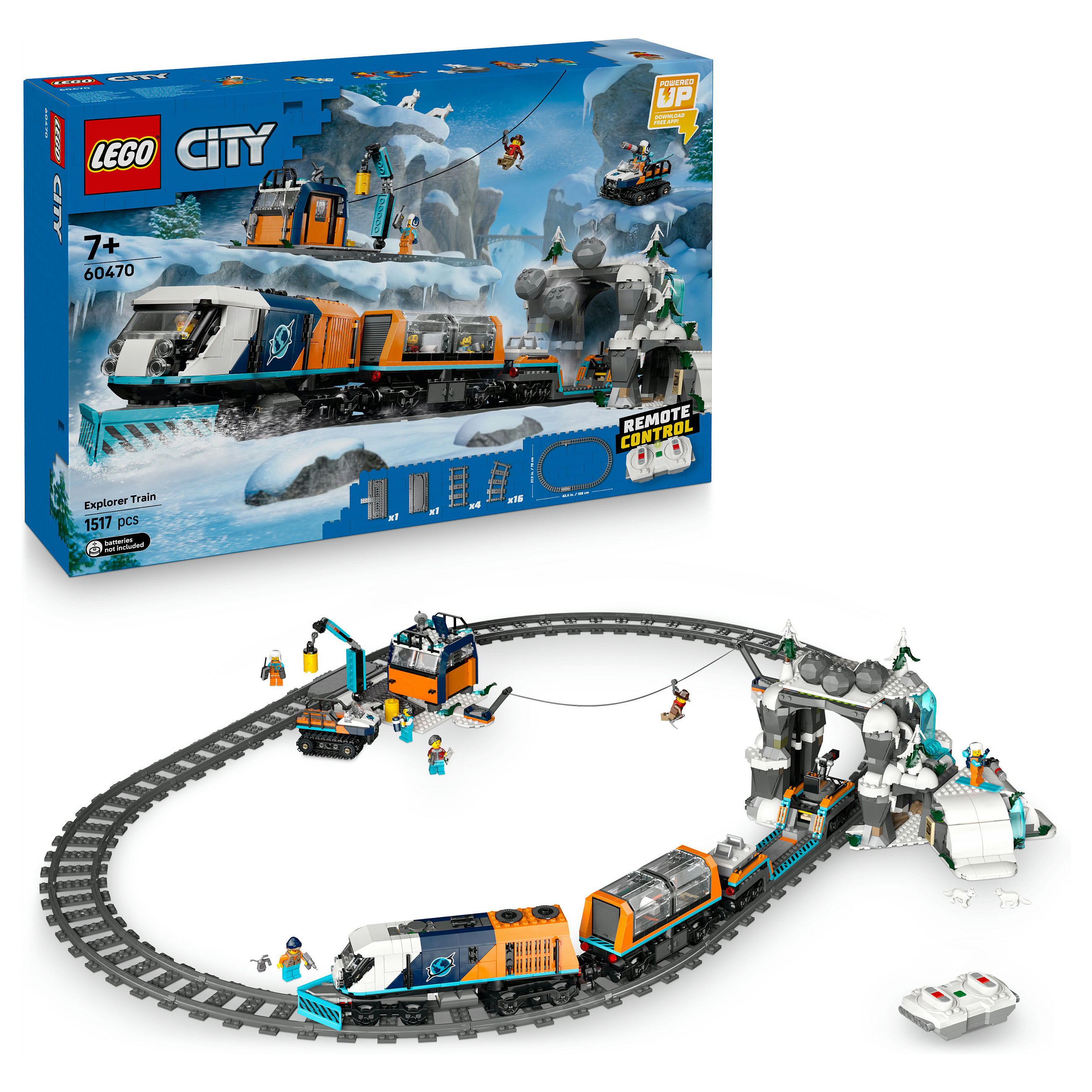 LEGO City Explorers Arctic Polar Express Train – Mix - 17