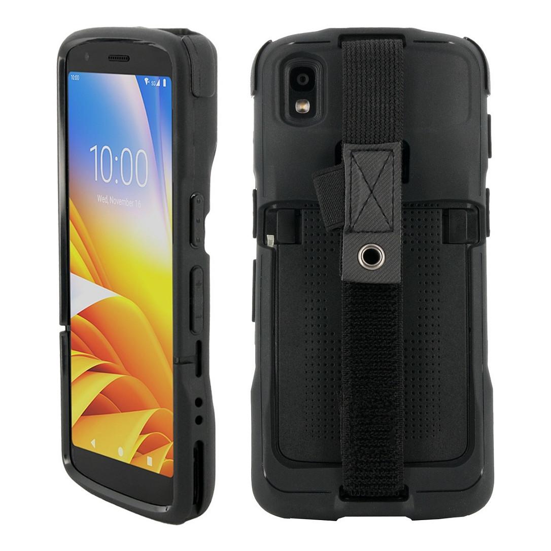 Case për Telefon Mobilis PROTECH për Zebra TC22 dhe TC27, me Handstrap, Soft Bag - Zezë