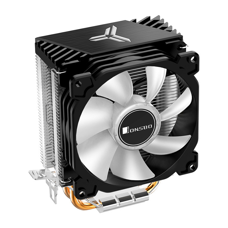 Ftohës për Procesor Jonsbo CR-1200 / 95W TDP / 2×6mm Heatpipe / 92mm Fan / ARGB / LGA115x/1200/1700 / AM4/AM5 – Zezë - 4
