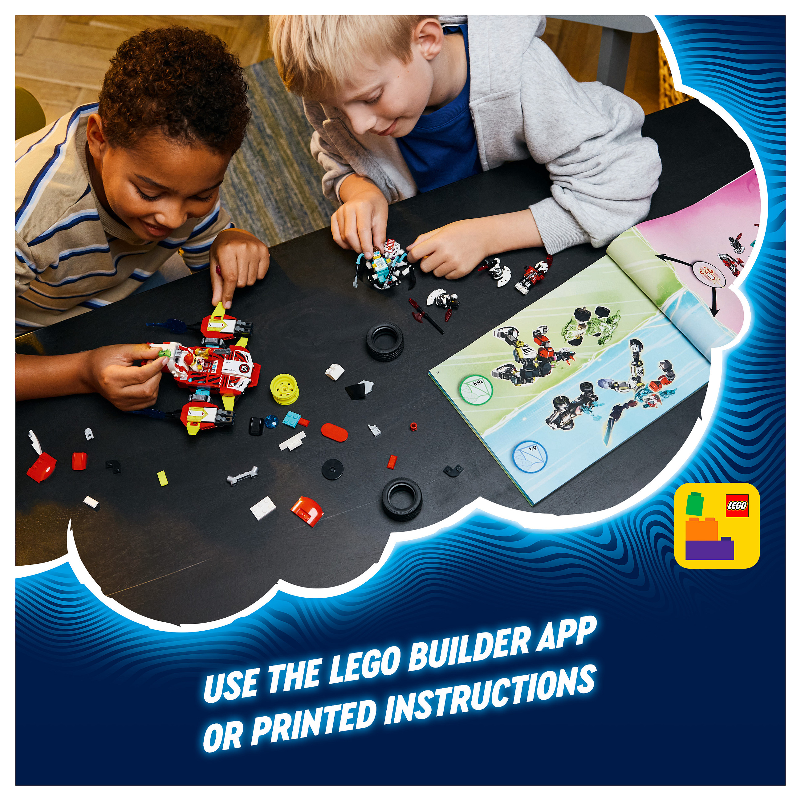 LEGO 71497 DREAMZzz Cooper's Tiger Mech & Zero's Hot Rod Car - 23