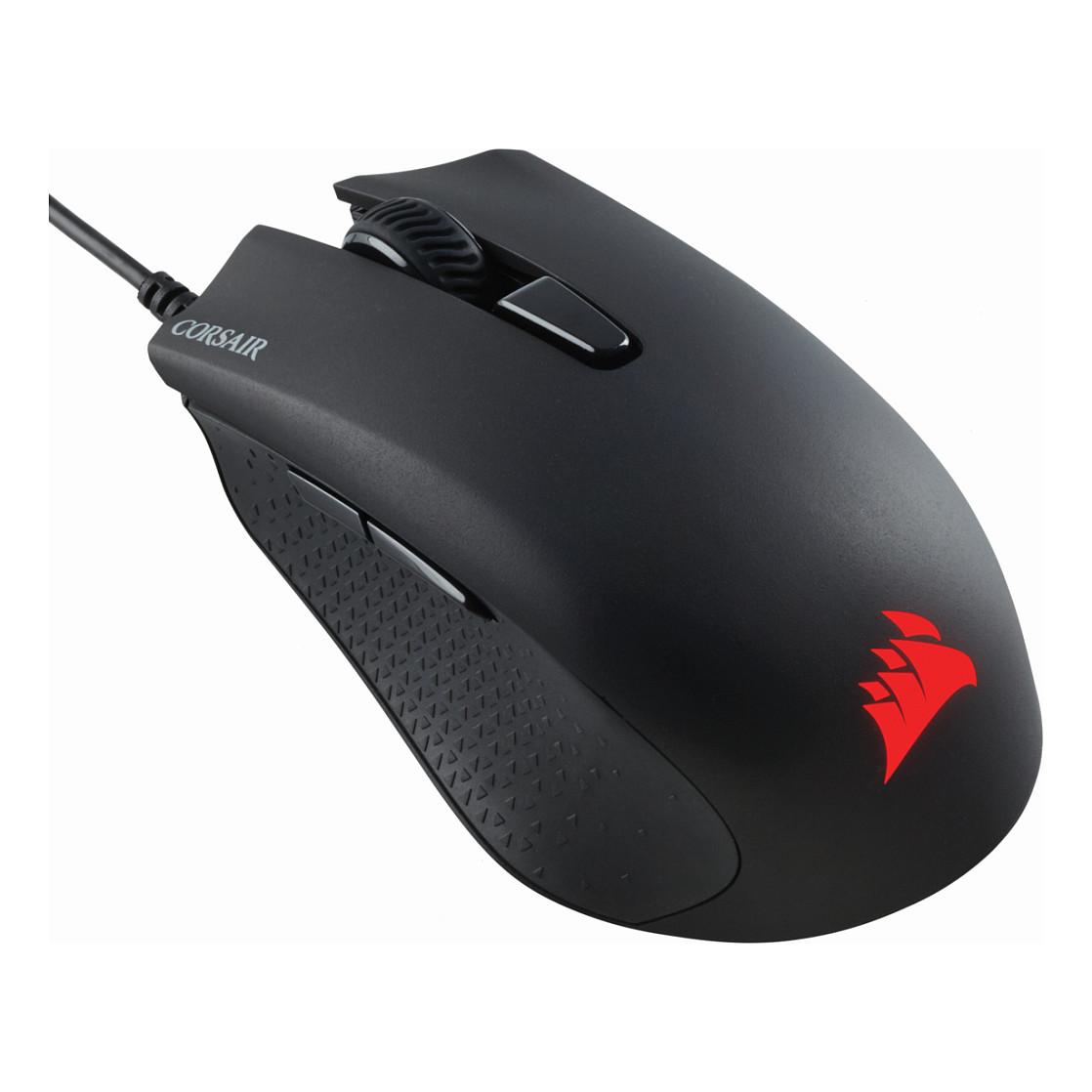 Maus Gaming Corsair Harpoon RGB PRO / USB / PixArt PMW3327 / 12.000 DPI / 1000Hz / 6 Butona / RGB - Zezë