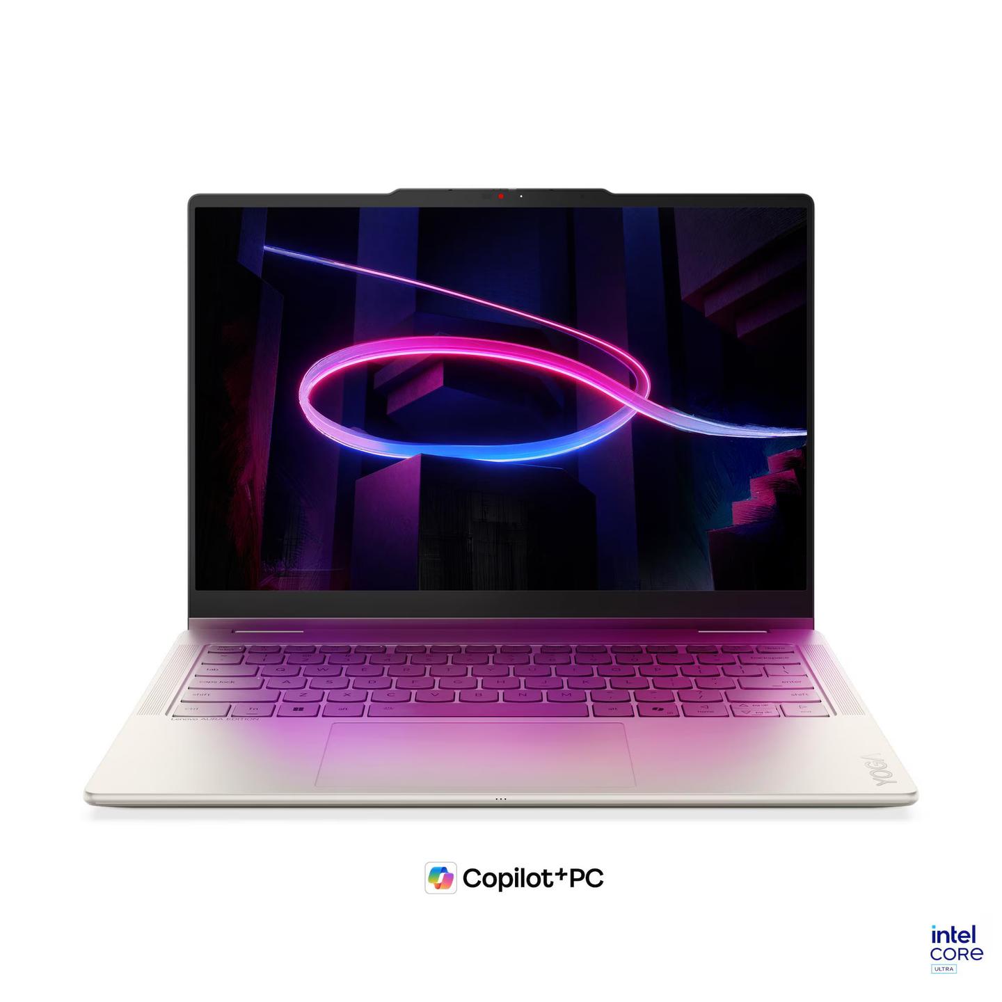 Laptop Lenovo Yoga 7 14IPH11 / 2-in-1 / Core Ultra 7 355 / 32GB LPDDR5X-7467 / 1TB / 14" WUXGA OLED 60Hz Touch / Intel Graphics - Seashell - 1