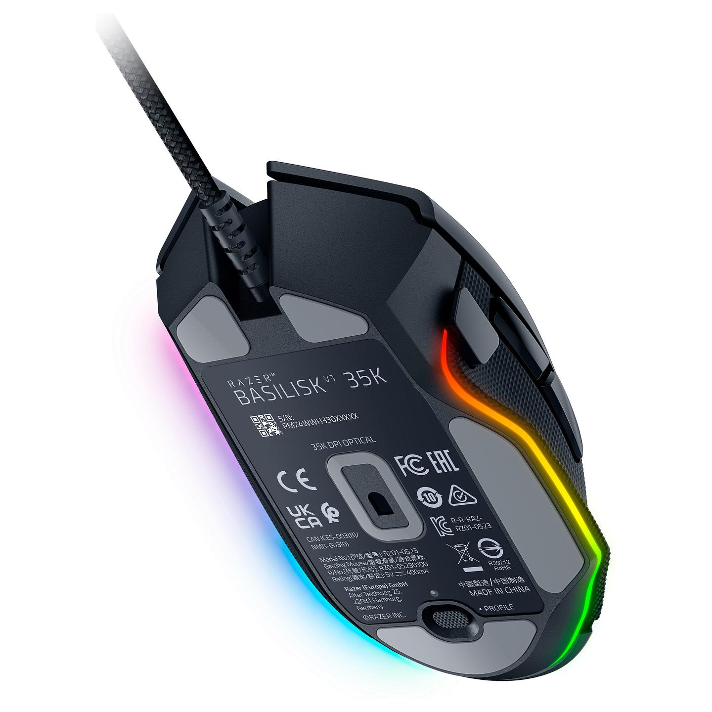 Maus Gaming Razer Basilisk V3 35K, 35.000 DPI, 11 Butona, RGB, USB – Zezë - 4