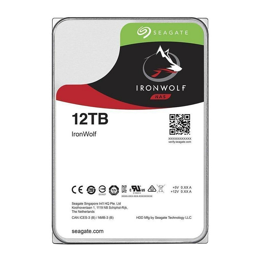 HDD e Brendshme Seagate NAS HDD IronWolf / 12TB / 7200 RPM / 256MB