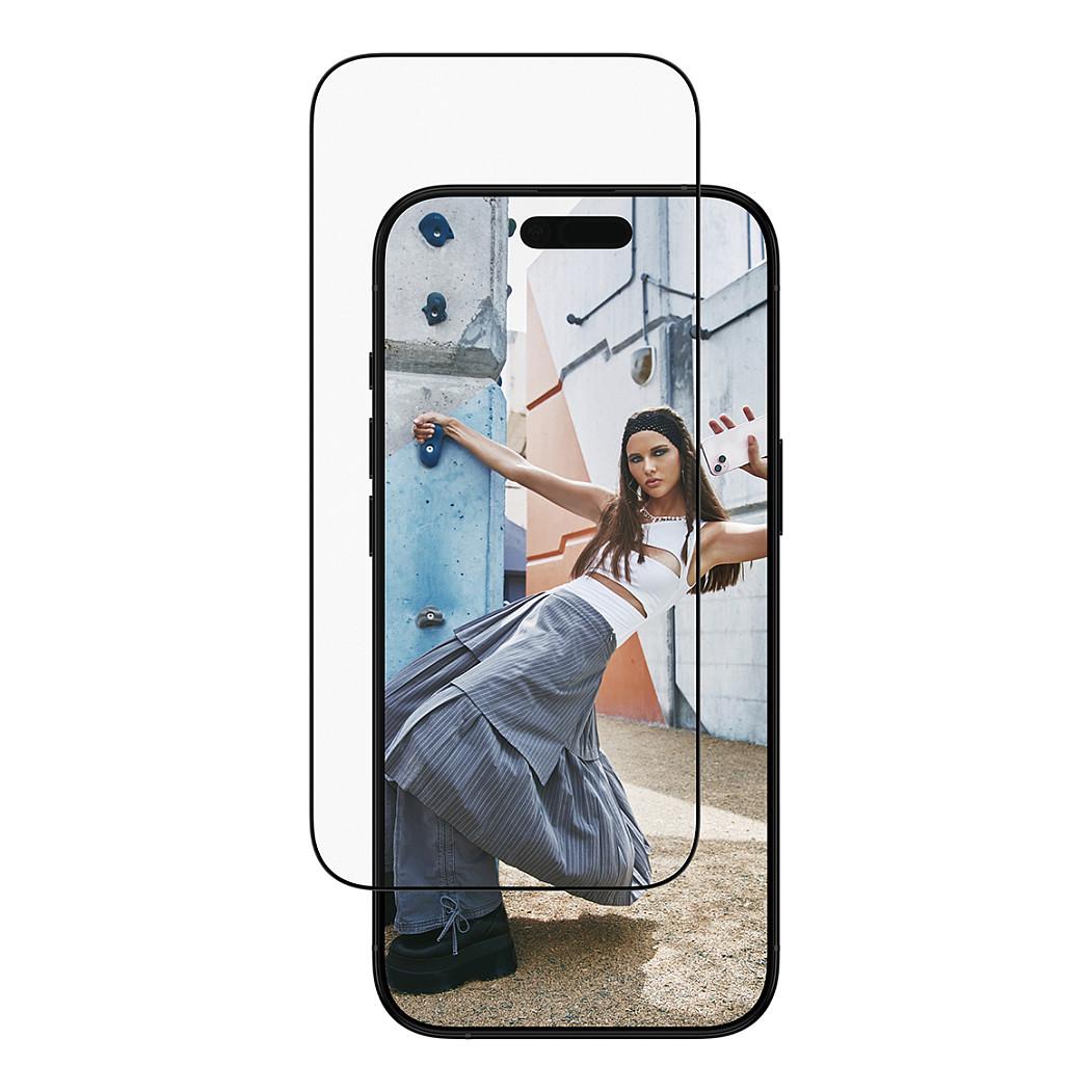 Mbrojtëse për ekran PanzerGlass Black Frame / iPhone Air / Ultra-Wide Fit / EasyAligner - Transparente - 1