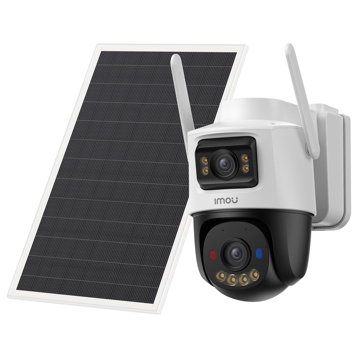 Kamerë Imou AOV Dual, 5MP + 5MP, 3.6mm, 8× Zoom Dixhital, Wireless - Zezë/Bardhë - 1