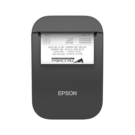 Printer Termal Mobil Epson TM-P80II AC / Për Fatura / 203x203 DPI / 80mm / Wi-Fi + USB-C / 65 mm/sec – Zezë