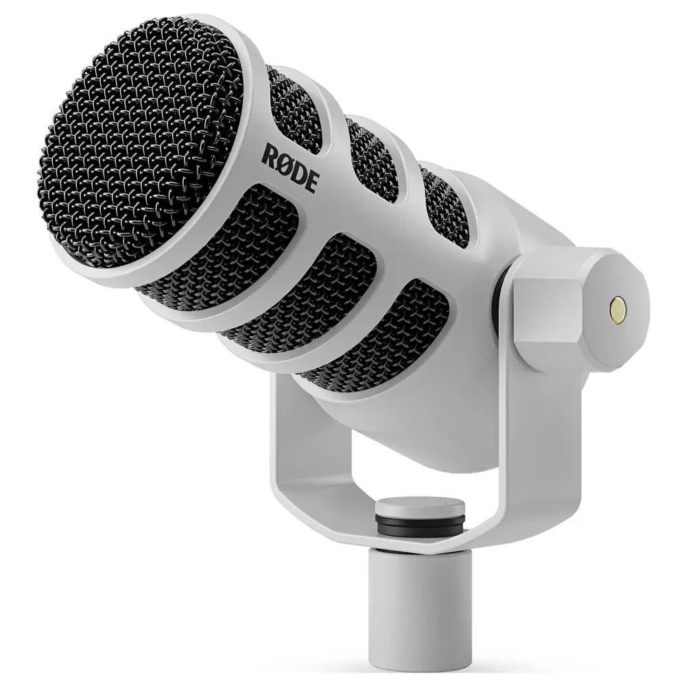 Mikrofon RØDE PodMic USB, Dinamik, Kardioid, USB-C, XLR, 3.5 mm, DSP - Bardhë