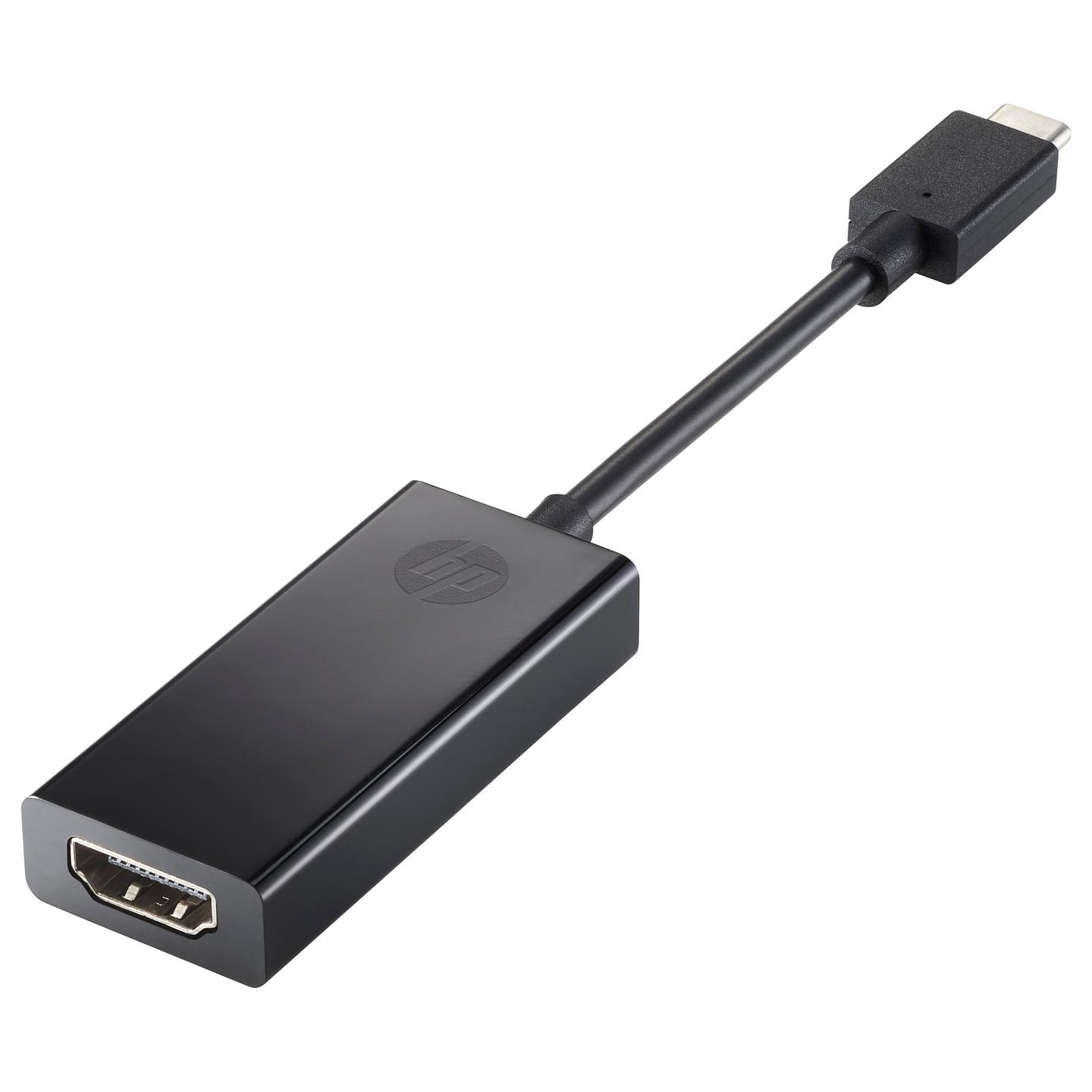 Adapter HP USB-C në HDMI / USB Type-C Mashkull → HDMI Mashkull / 0.15m - Zezë