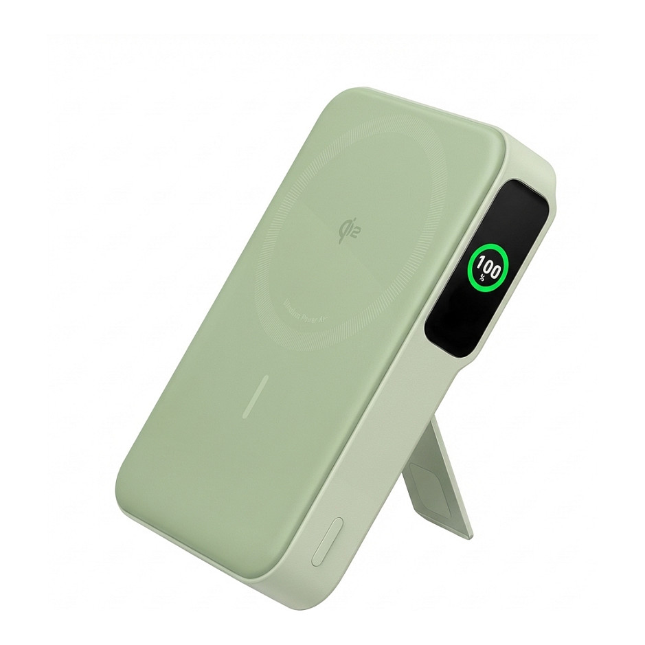 Powerbank Anker MagGo A1664 / 10000mAh / 15W - Gjelbër
