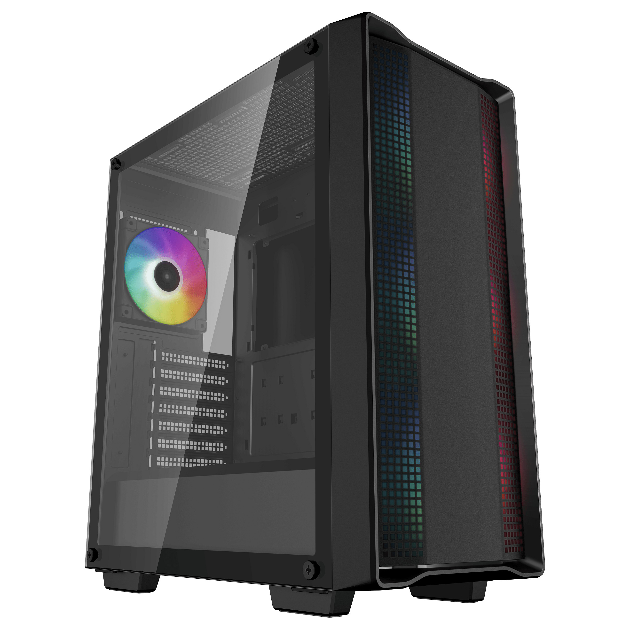 Kasë PC DeepCool CC560 ARGB V2 / Midi Tower / ATX / 4x 120mm ARGB Fan - Zezë