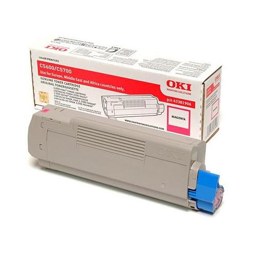 Toner OKI 43381906, 2.000 faqe, LED - Rozë