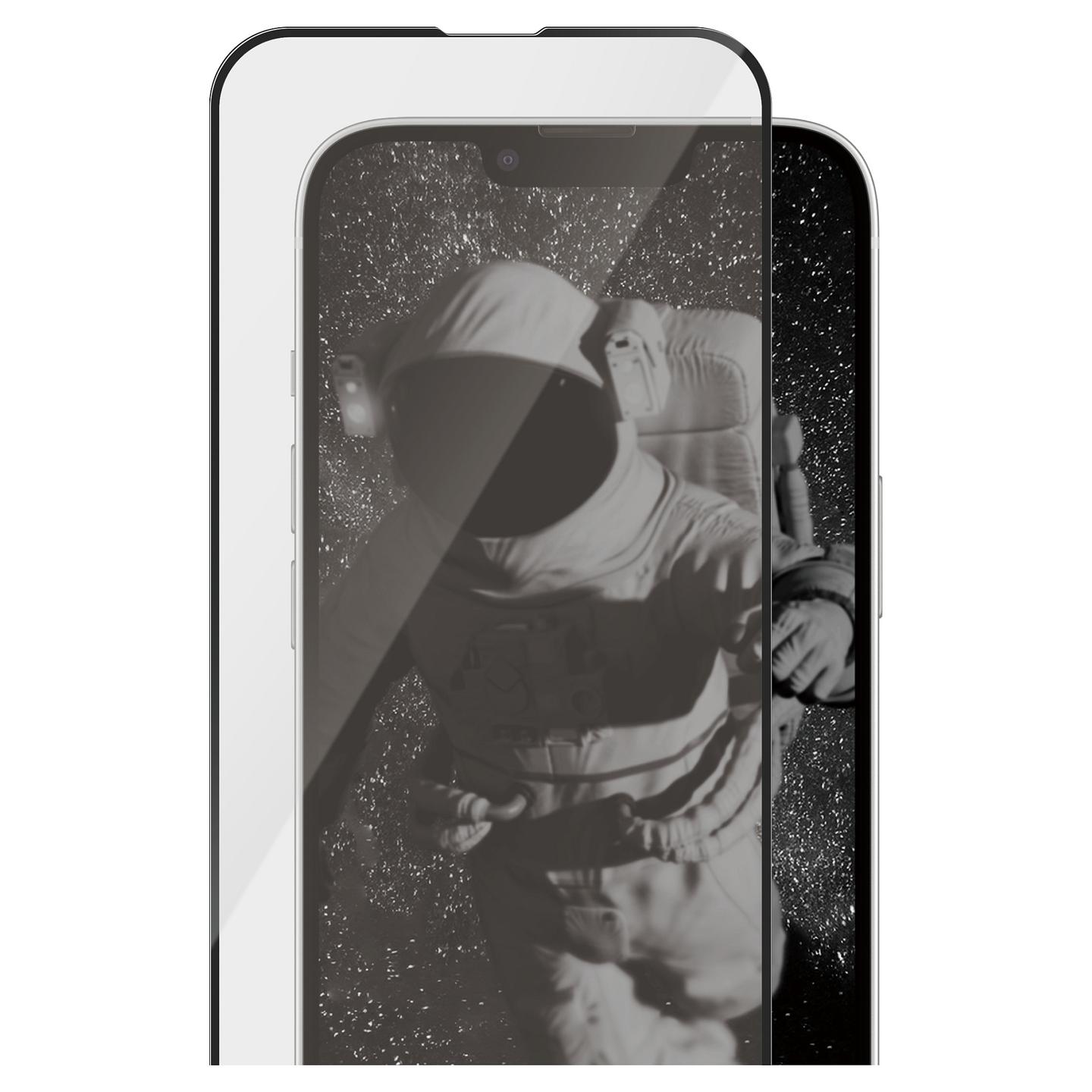 Mbrojtëse Ekrani PanzerGlass Ceramic për iPhone 16e / 14 / 13 / 13 Pro, Ultra-Wide Fit, FASTFIT IN-A-BOX - Transparente