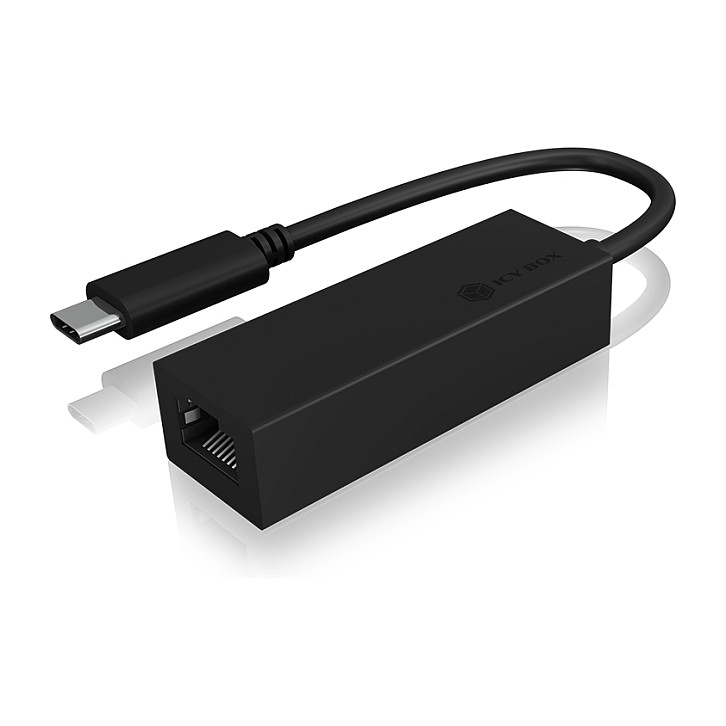 Adapter USB‑C ICY BOX IB‑LAN100‑C3 → Gigabit LAN (St‑Bu) - Zezë - 2
