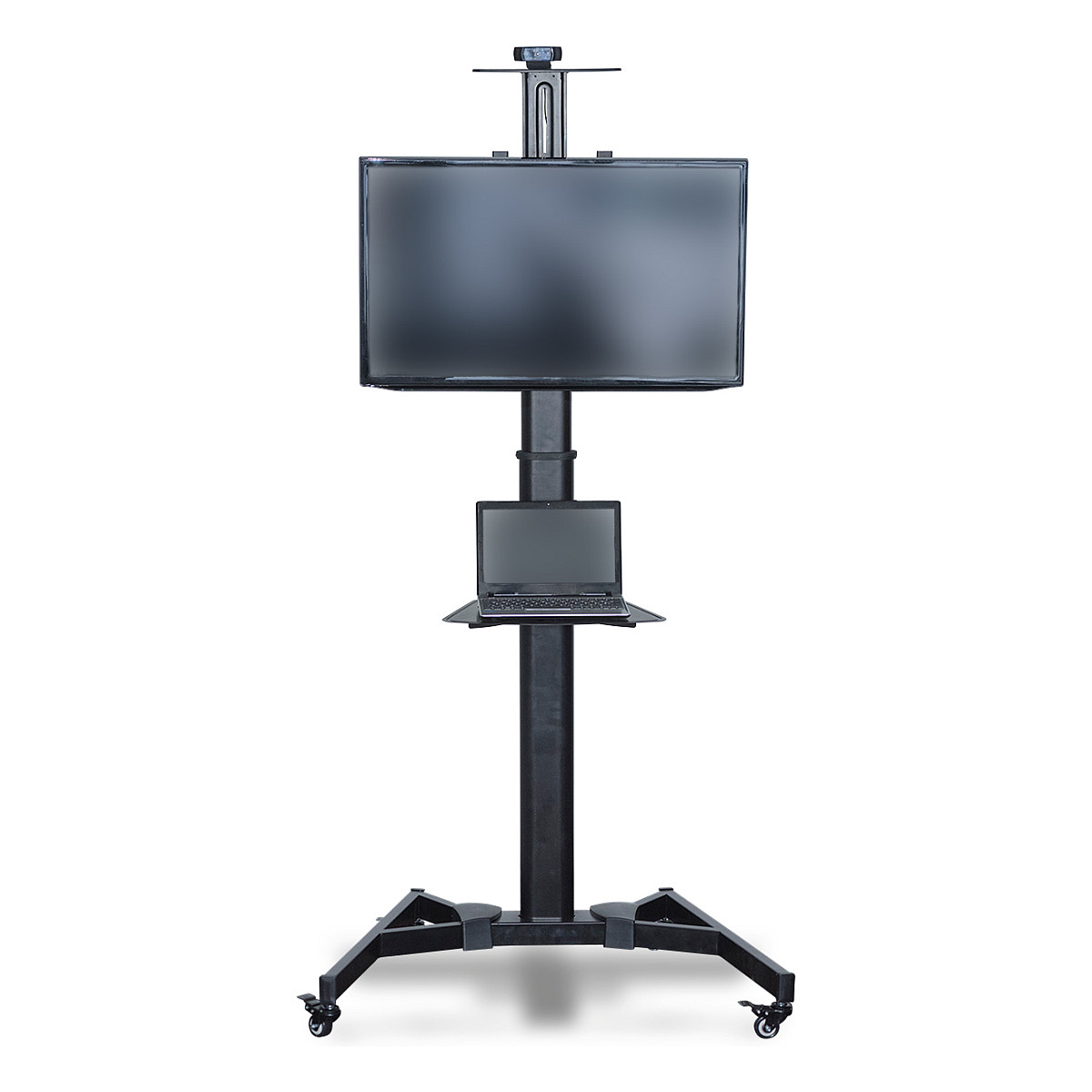 Mbajtëse për TV DIGITUS / 37″–70″ / deri në 50 kg / me Rrota / Lartësi të Rregullueshme / e Pjerrët - Zezë - 4