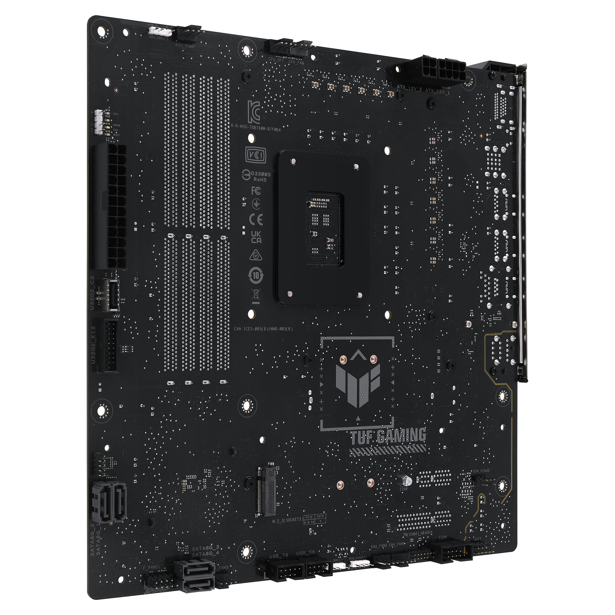 Pllakë Amë ASUS TUF B760M-PLUS GAMING BTF mATX D4 - 5