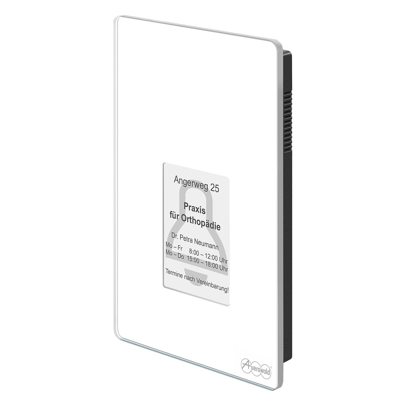 Interfon Dere Auerswald TFS-Dialog 400 / 90167 / 1–4 Butona Zileje / Portë Analoge a/b / Kod-Lok / Hapje Dere / IP44 – Bardhë - 4