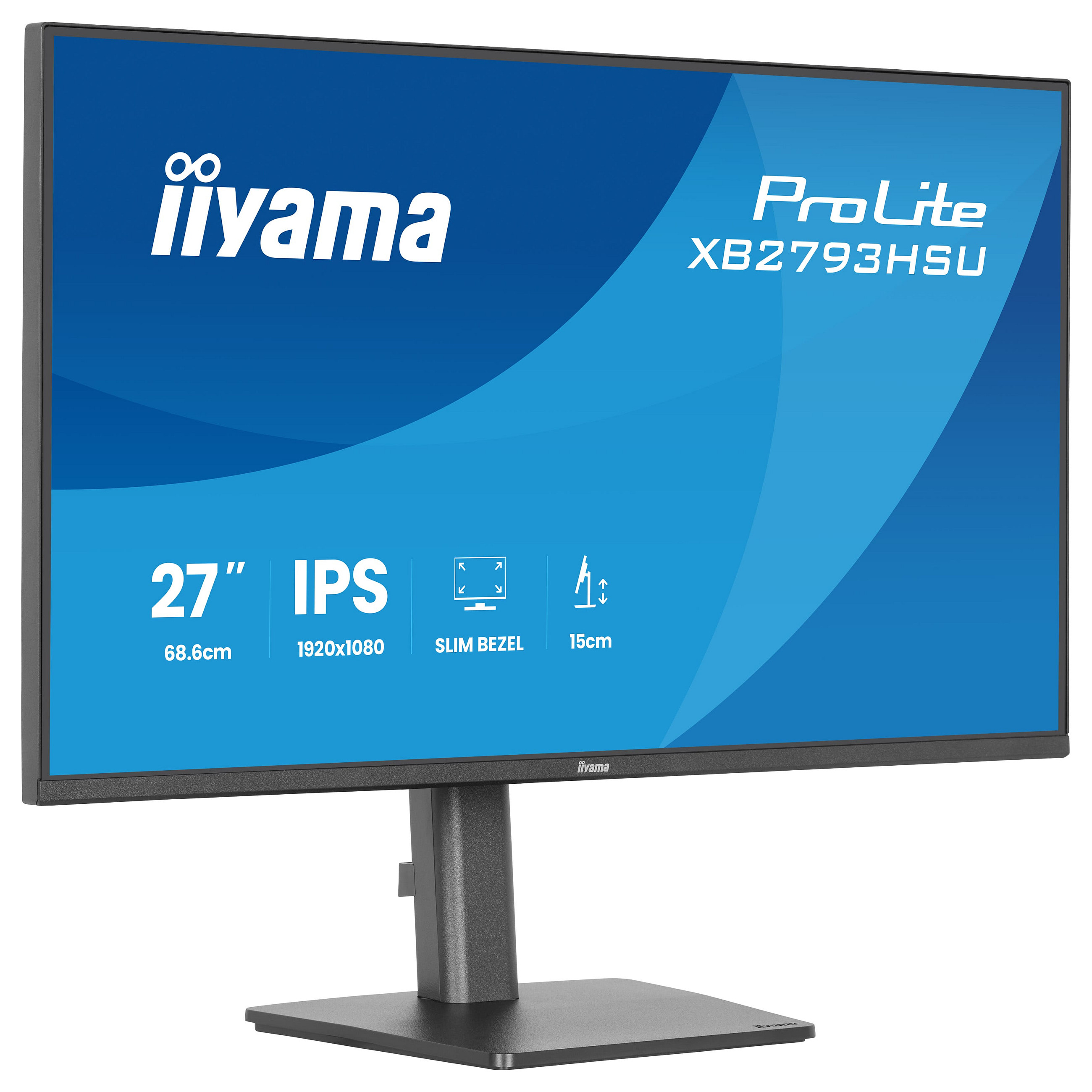 Monitor iiyama ProLite XB2793HSU-B1/ 27"/ Full HD IPS LED / 120Hz / 1ms / HDMI+DP - Zezë - 4