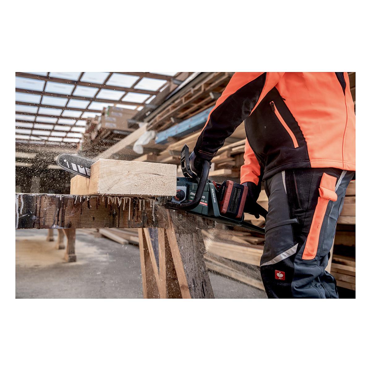 Sharrë me Zinxhir me Bateri Metabo MS 36-18 LTX BL 40, 36V, Brushless, 40cm, 22m/s - Gjelbër - 7