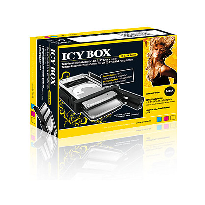 Këllëf për Disqe ICY BOX IB-2226StS / 3.5" / SATA - Zezë - 5