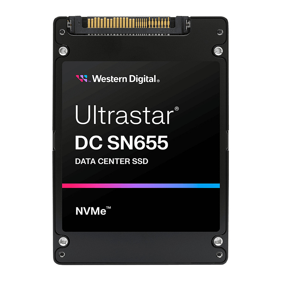 SSD i brendshëm 3.84TB SanDisk Ultrastar DC SN655 NVMe PCIe Gen4 U.3 TCG-Ruby - 2