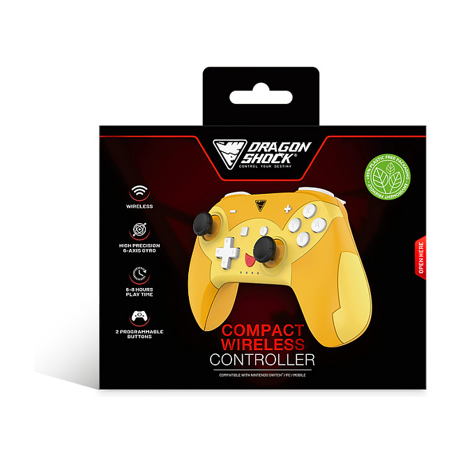 Kontroller për Nintendo Dragonshock Poptop Wireless Pika - 4
