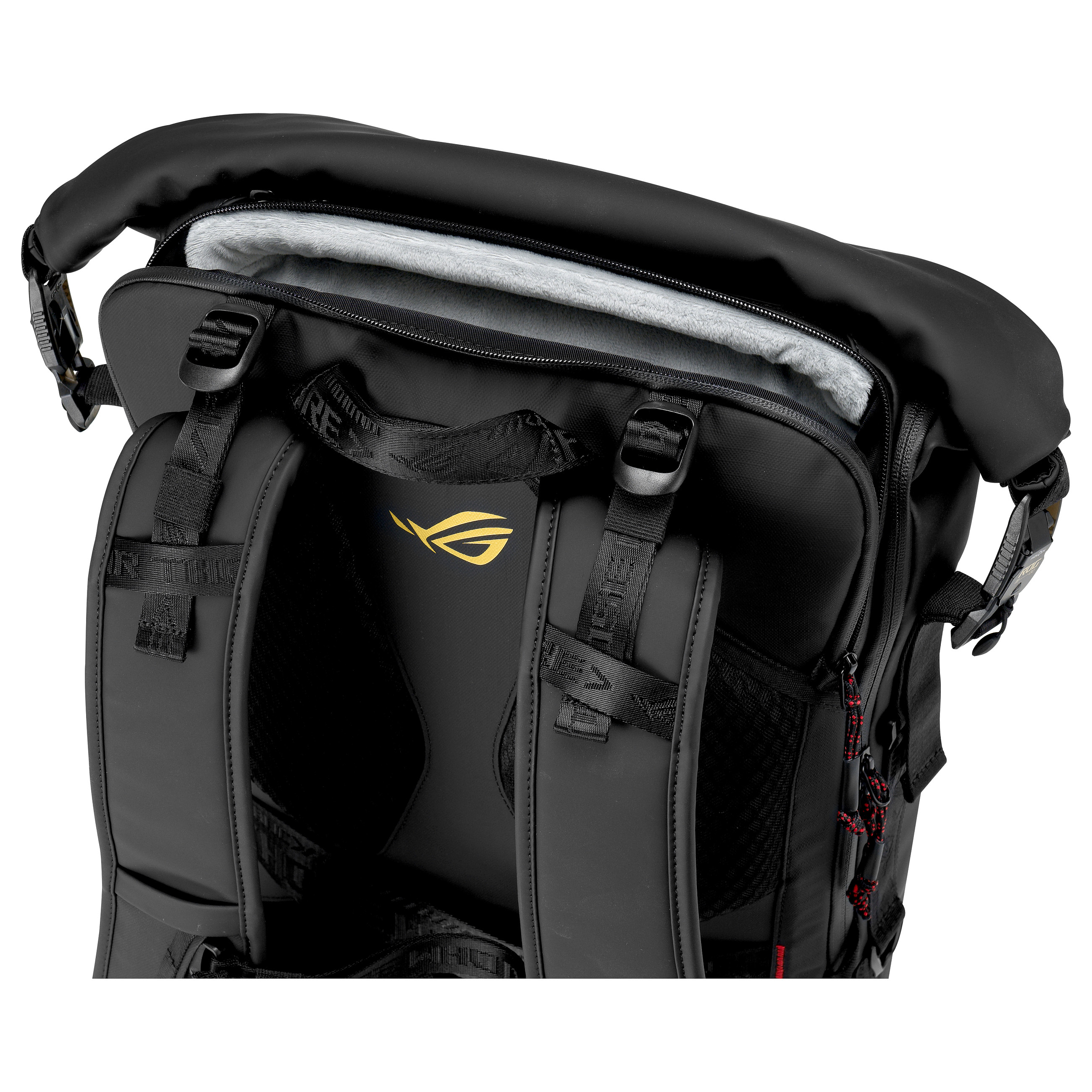 Çantë ASUS ROG SLASH Edition 20 / 18" / 26L / Roll-Top / FIDLOCK / Water-Repellent - Zezë - 11