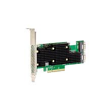 Adapter HBA Broadcom eHBA 9620-16i / PCIe 4.0 x8 / 16 Kanale / SAS 24Gb/s / SATA 6Gb/s / NVMe / 2x SFF-8654 – Zezë/Gjelbër