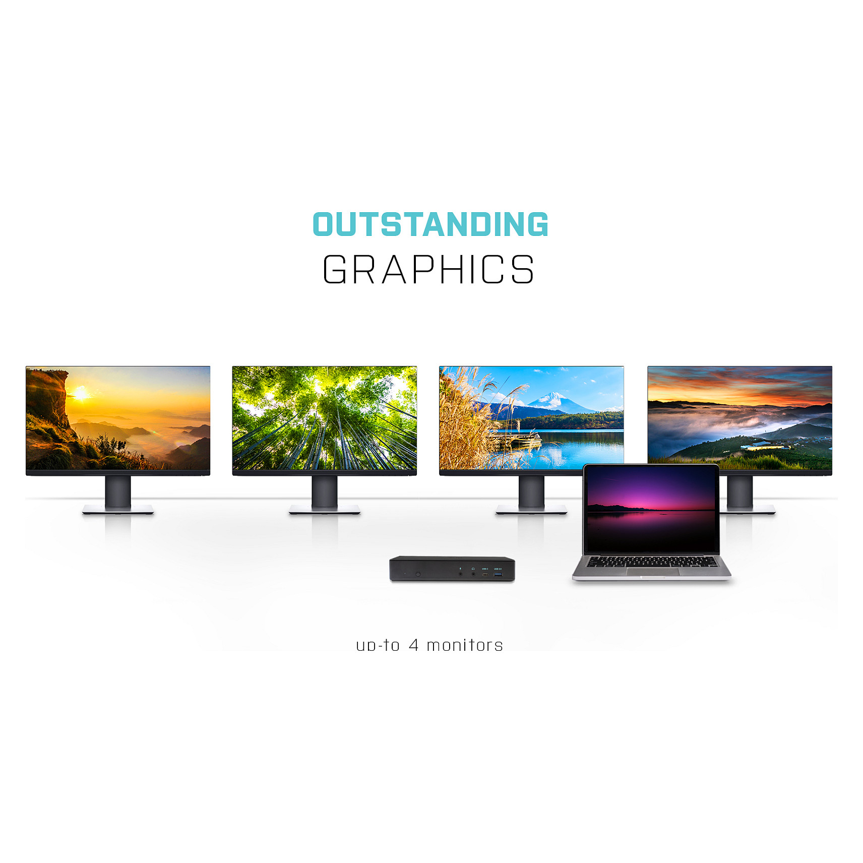 Docking Station I-TEC USB-C / Quattro Display / 4x 4K / HDMI & DisplayPort / PD / LAN / USB - Metalik - 11