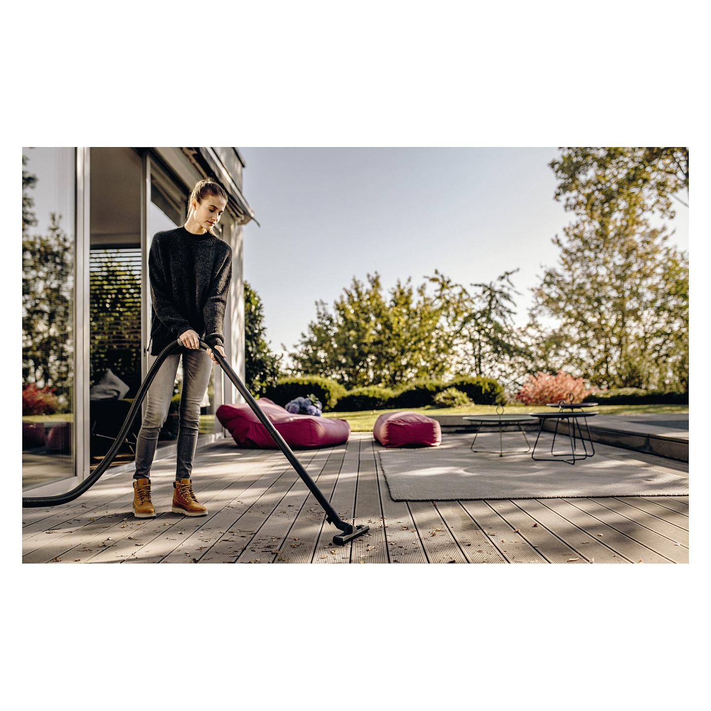 Fshesë Elektrike Kärcher WD 3 S V-17/4/20 / Wet & Dry / 1000W / 17L / 230W / 230mbar / 45l/s / 4m / 2m - Verdhë/Argjend - 4