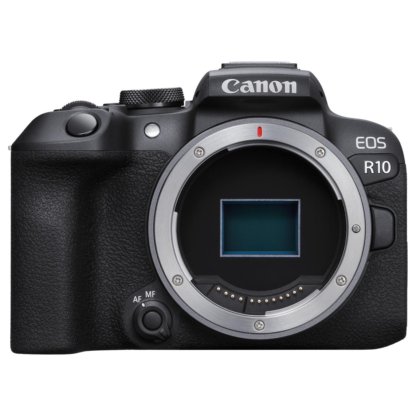 Kamerë Digjitale Canon EOS R10, Mirrorless, APS-C 24.2MP, 4K, RF Mount, Wi-Fi, Bluetooth - Zezë